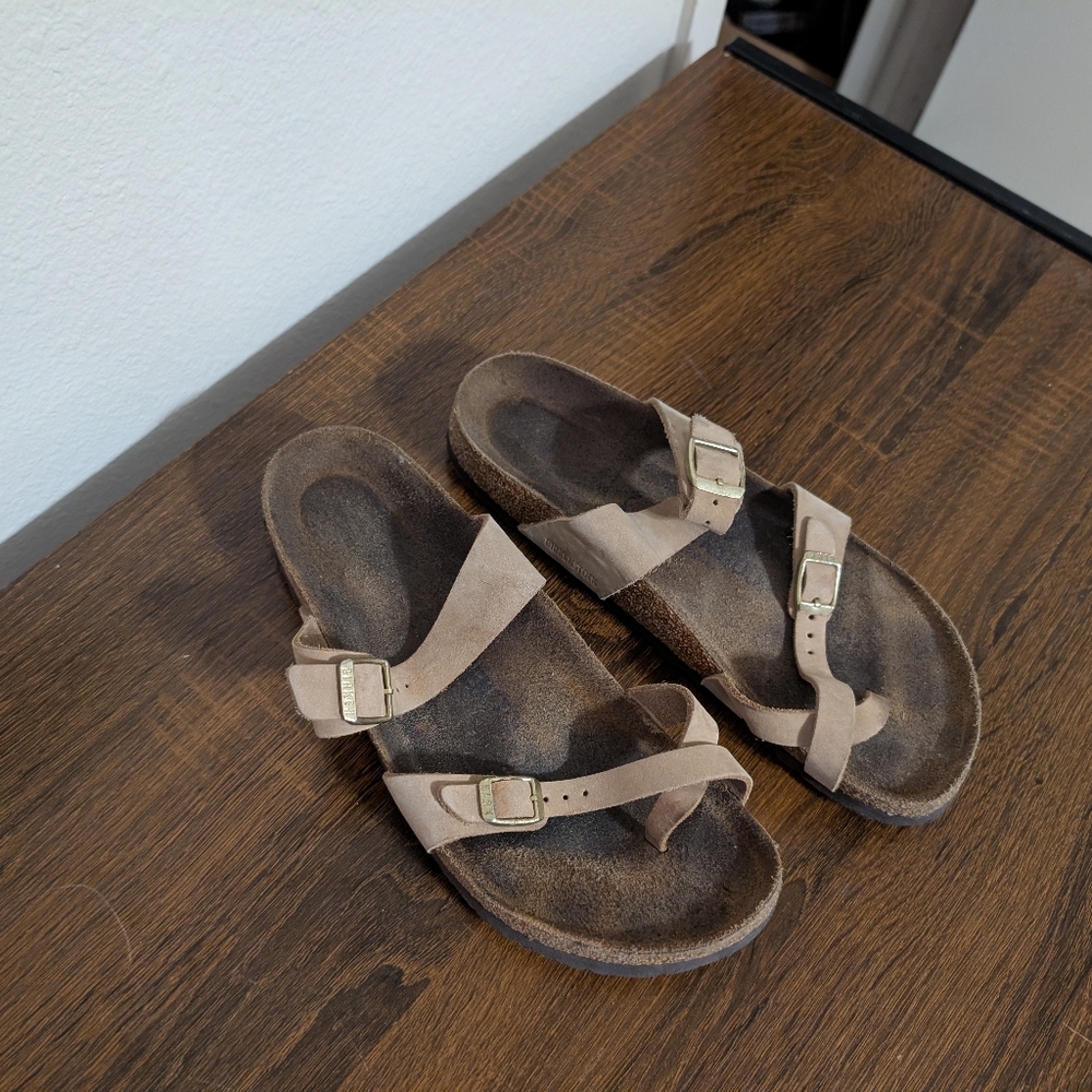 Birkenstock Sandals Mayari Leather Women Size 41